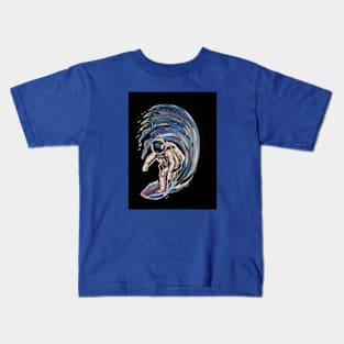 Surfing astronaut Kids T-Shirt